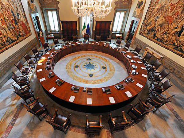 Sala consiglio dei ministri