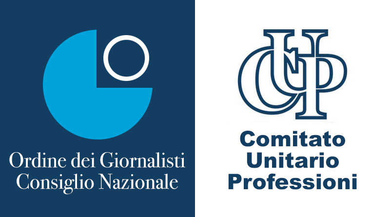 Cnog, consiglio nazionale ordine dei giornalisti e Cup, comitato unitario professioni